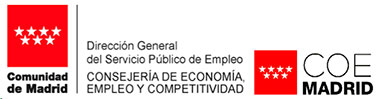 Comunidad de Madrid. Dirección General del Servicio Público de Empleo. Consejería de Economía, Empleo y Competitividad. COE Madrid.