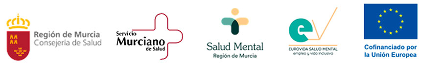 Región Consejería de Salud - Servicio Murciano de Salud - Salud Mental Región de Murcia - EUROVIDA SALUD MENTAL empleo y vida inclusiva - Confinanciado por la Unión Europea